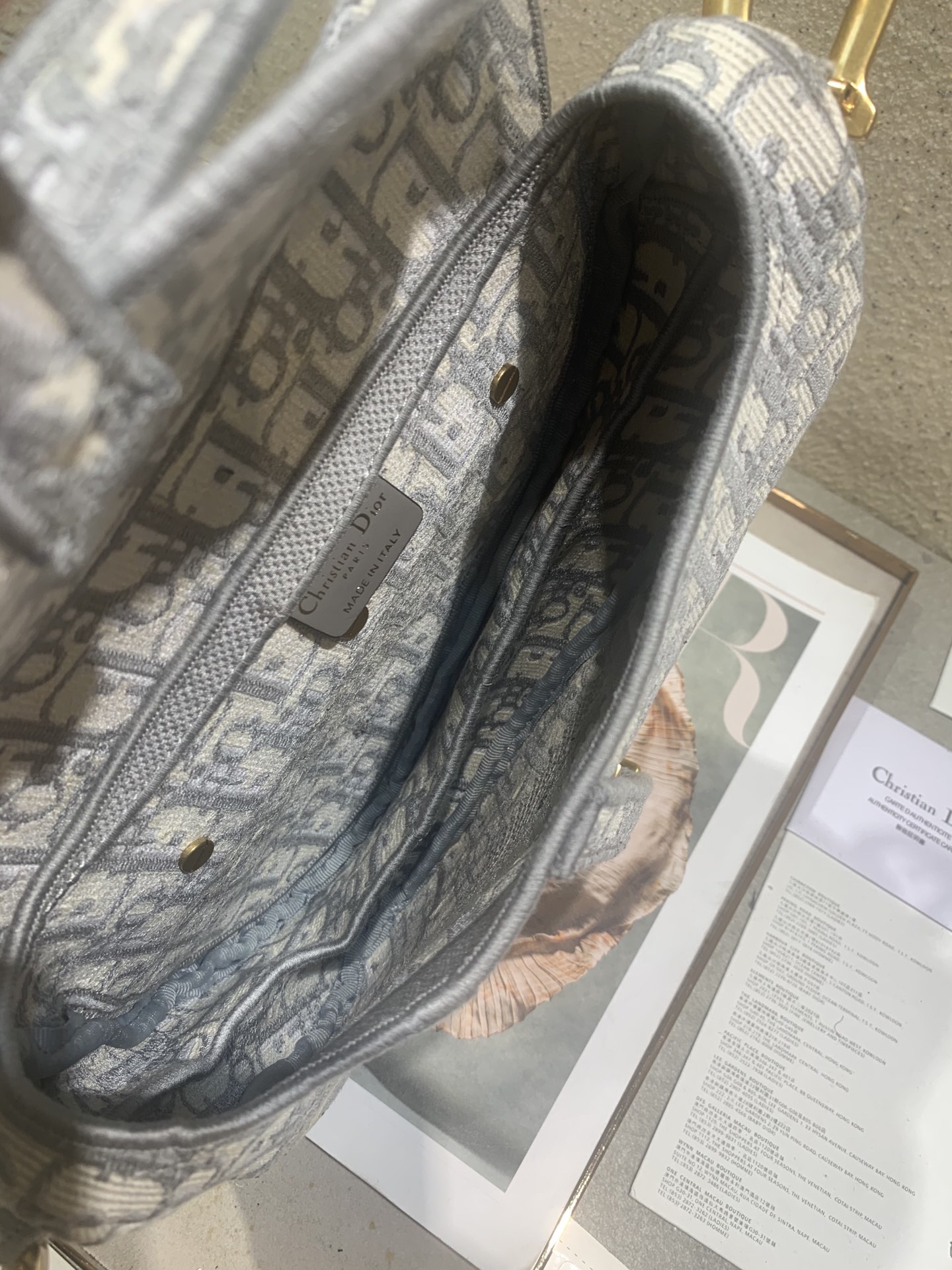 Dior Oblique Saddle Bag - Image 8