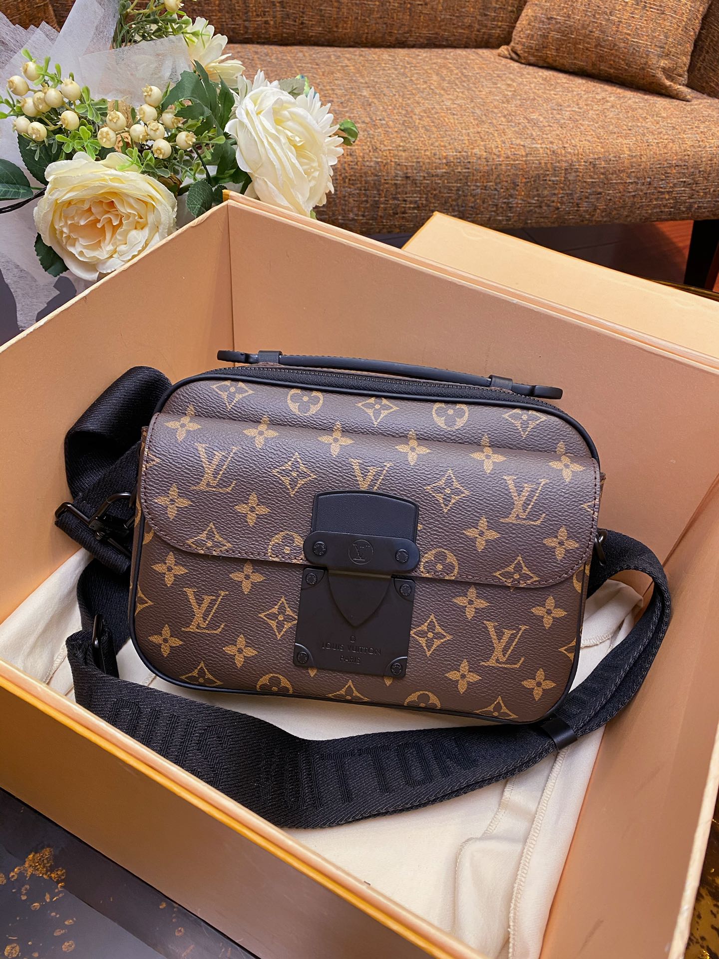 Louis Vuitton S LOCK MESSENGER Bag