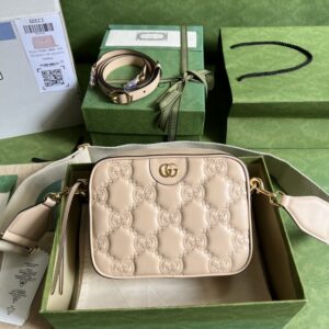 Gucci 03 Ophidia GG Leather Bag